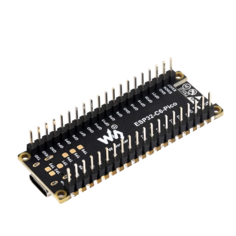 ESP32-C6-Pico-M مع دبابيس لحام